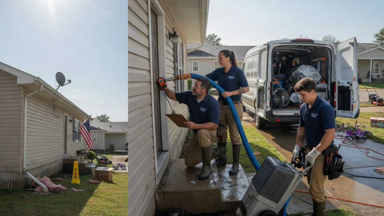 Ceiling Water Damage Restoration in Spurlockville, WV near me